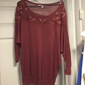 💞Burgundy Knit Top. MUST BUNDLE
